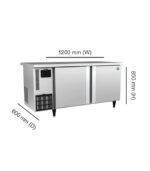 Hoshizaki Two Door Under Counter Freezer FTW-126MS4/LS4