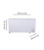 Voltas Hard Top Chest Freezers- Double Door 500 Ltr