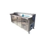 Coldshell Saladette Table 3 Door SD1800TD