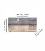 Coldshell Under Counter Chiller (UC1500DD) Double Door Dimention