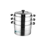 Coldshell 3 Tier Momo Steamer, Size 32cm