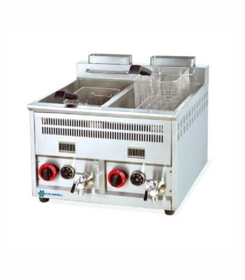 Coldshell Double Gas Fryer 16 Ltr X 2