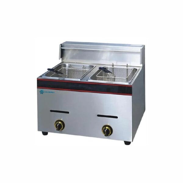 Coldshell Double Gas Fryer 6 Ltr X 2