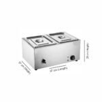 Coldshell Electric Hot Bain Marie 2 Pan