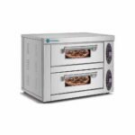 Coldshell Electric Stone Pizza Oven Double Deck Double Tray