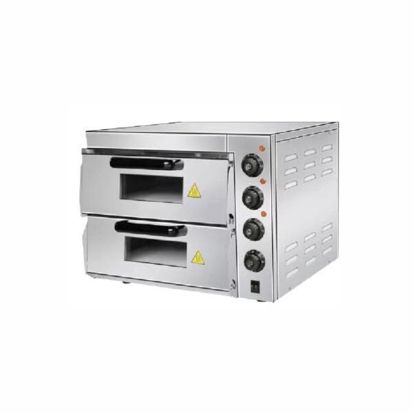 Coldshell Electric Stone Pizza Oven Small 2 Deck EP02 (Stone Size 16×16 inch X 2)