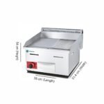 Coldshell Gas Griddle Plate Plain (2 feet), 718 - Image 2