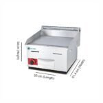 Coldshell Gas Griddle With Half Groove, 718B - Image 2