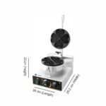 Coldshell Heart Waffle Maker - Commercial Kitchen Equipment - Image 2