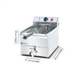 Coldshell Single Electric Fryer 13 Ltr With Tap