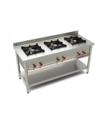 Coldshell Three Burner Indian Range TBR607