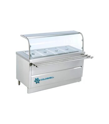 Coldshell Hot Bain Marie With Sneeze Guard HBMS60