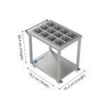 Coldshell Masala Trolley MT30, With 12 Containers