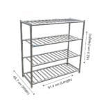 Coldshell Stainless Steel Pot Rack PR48