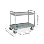 Coldshell Utility Trolley UT30 - Commercial Kitchen Equipment - Image 2