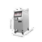 Henny Penny Electric Open Fryer - Manual Low Oil Volume - Single Vat., GVE 071- single vat
