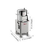 Sirman Potato Peeler 10 kgs, 3 PHASE, PPJ 10 SC