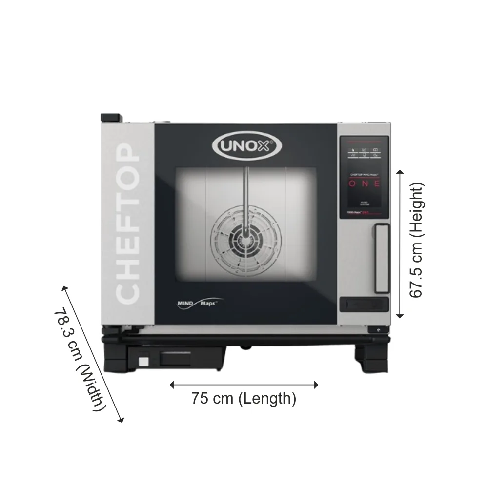 UNOX Combi Oven Cheftop Mind. maps™ Countertop One, XEVC-0511-E1RM