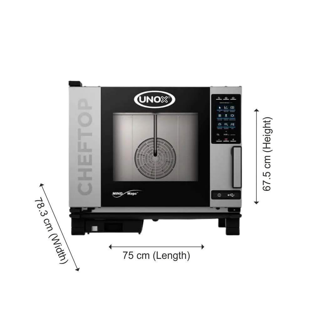 UNOX Combi Oven Cheftop Mind. maps™ Countertop Plus, XEVC-0511-EPRM